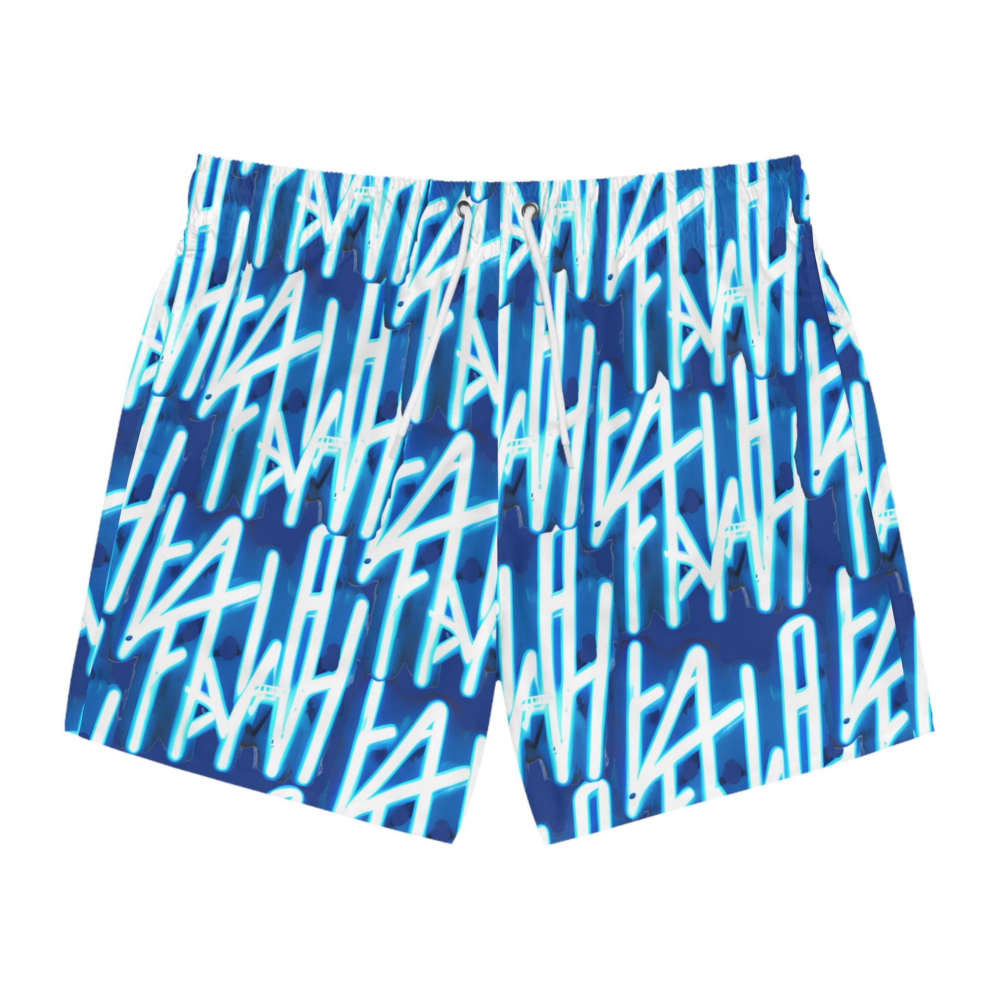 Sapphire Branded Swim Trunks