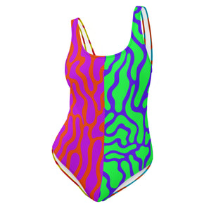 Stratified One-Piece Swimsuit