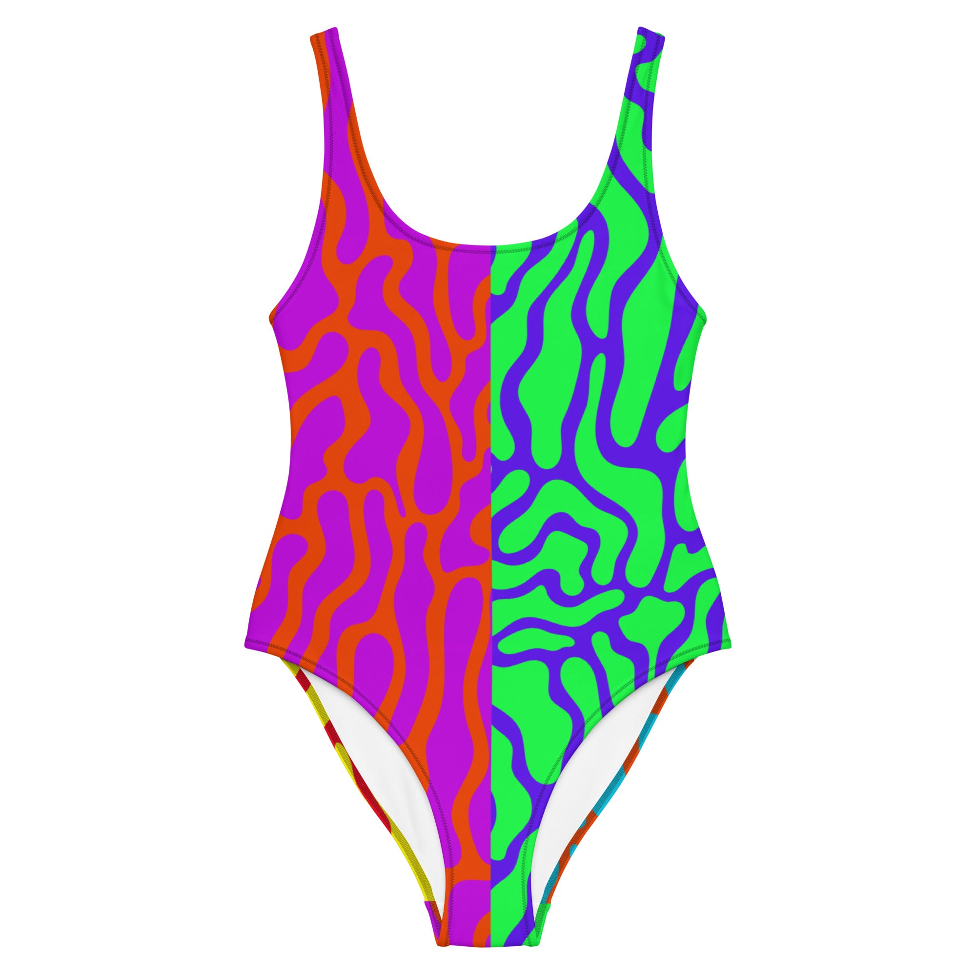Stratified One-Piece Swimsuit