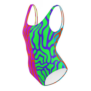 Stratified One-Piece Swimsuit