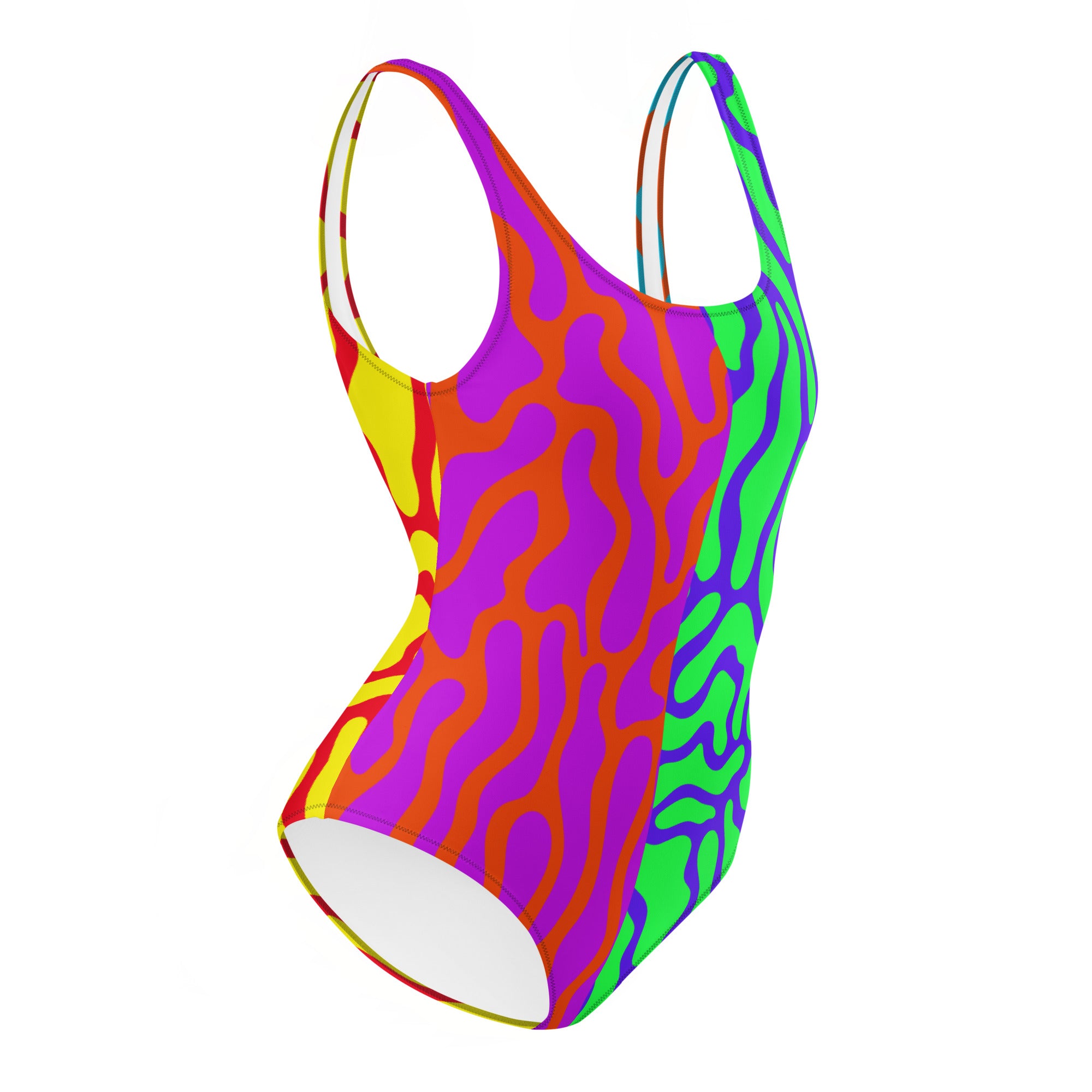 Stratified One-Piece Swimsuit