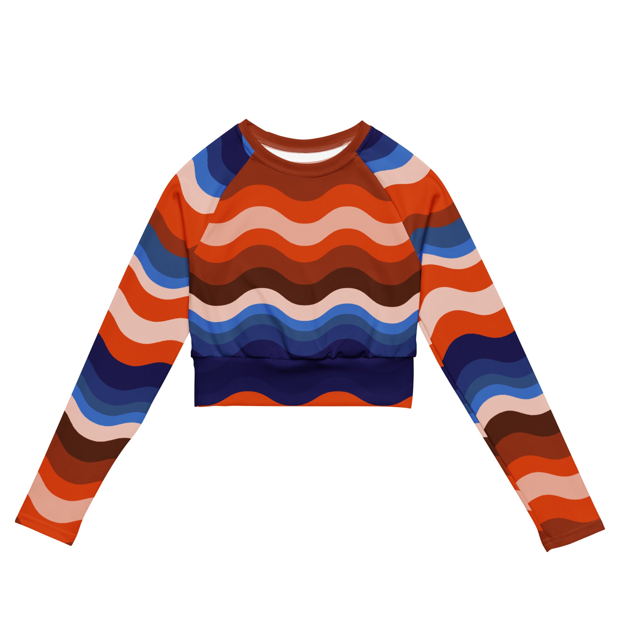 OSAN long-sleeve crop top