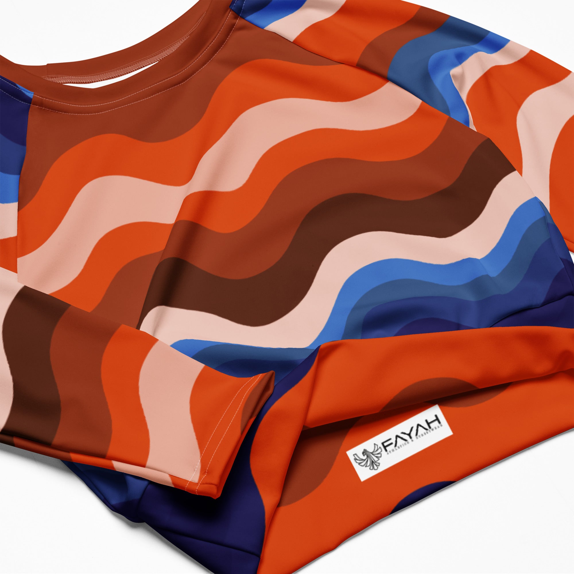 OSAN long-sleeve crop top