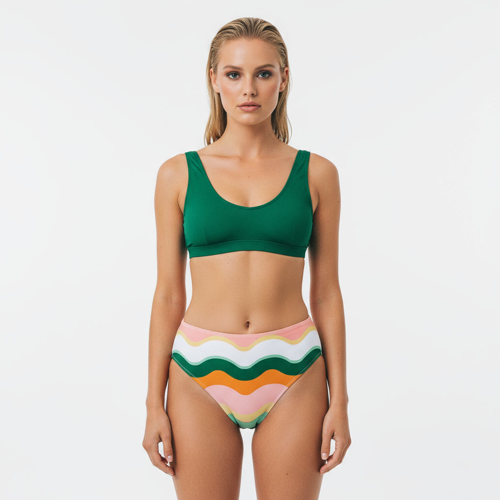 ATLANTIS high-waisted bikini bottom