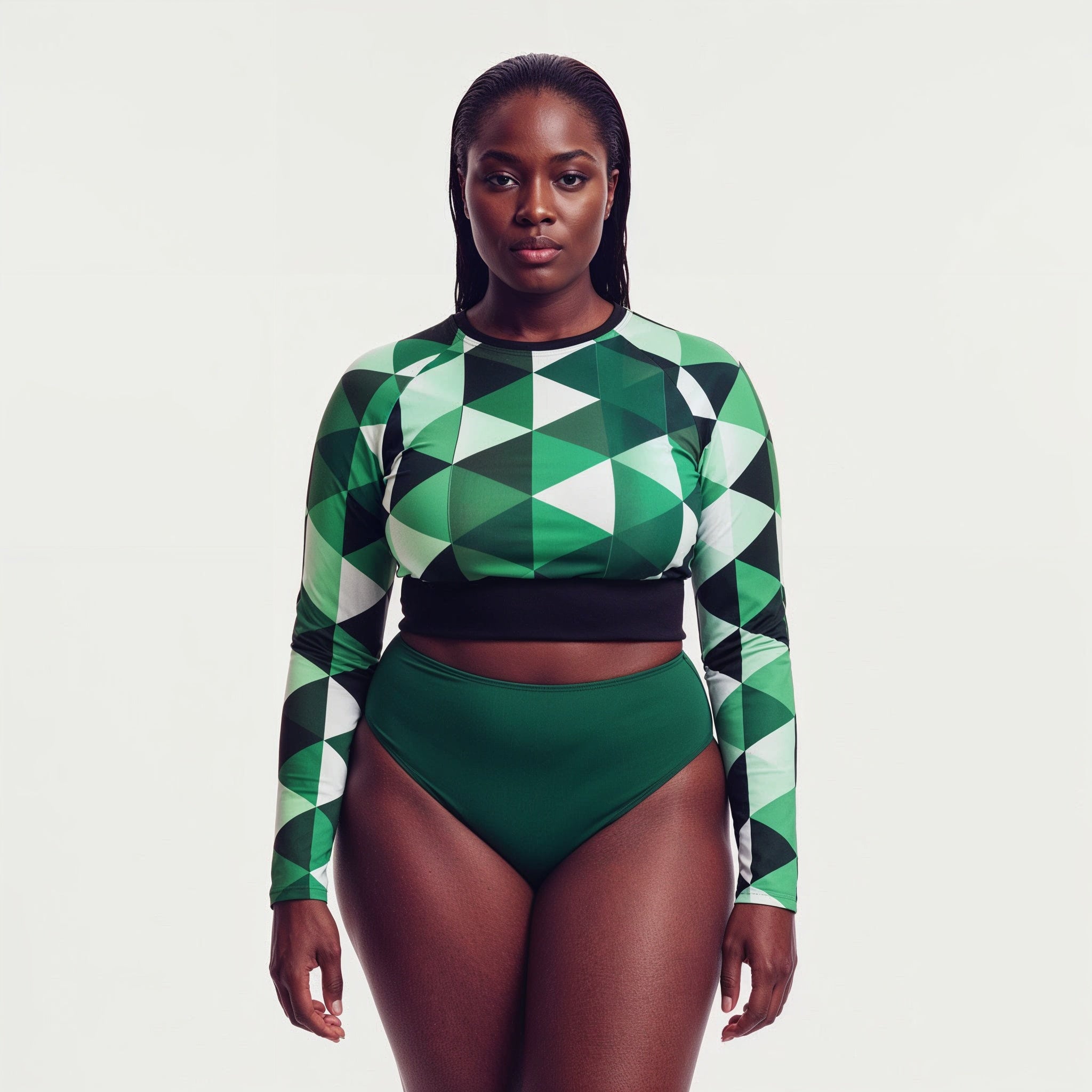 ISLE long-sleeve crop top