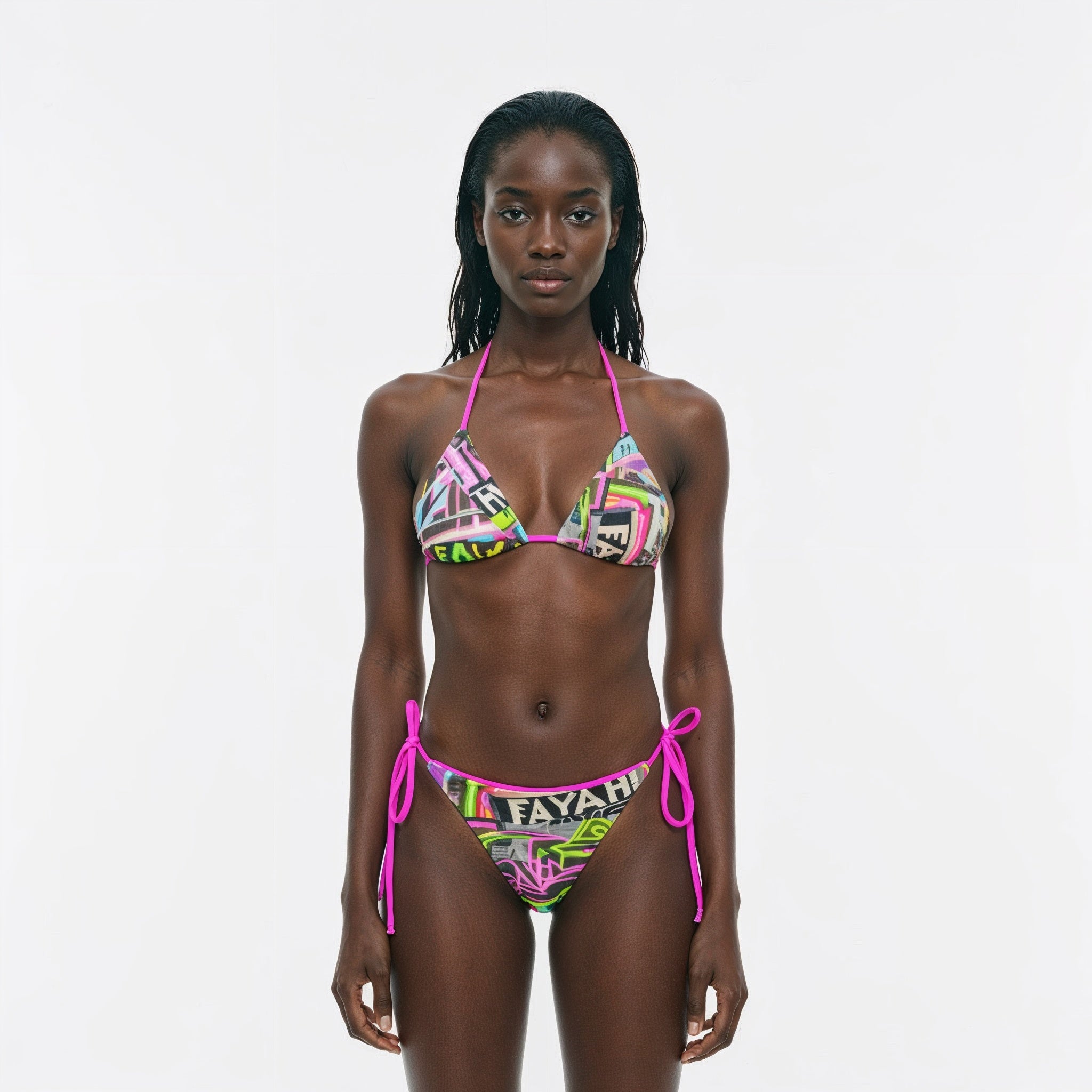 FAYAH GLOW recycled string bikini