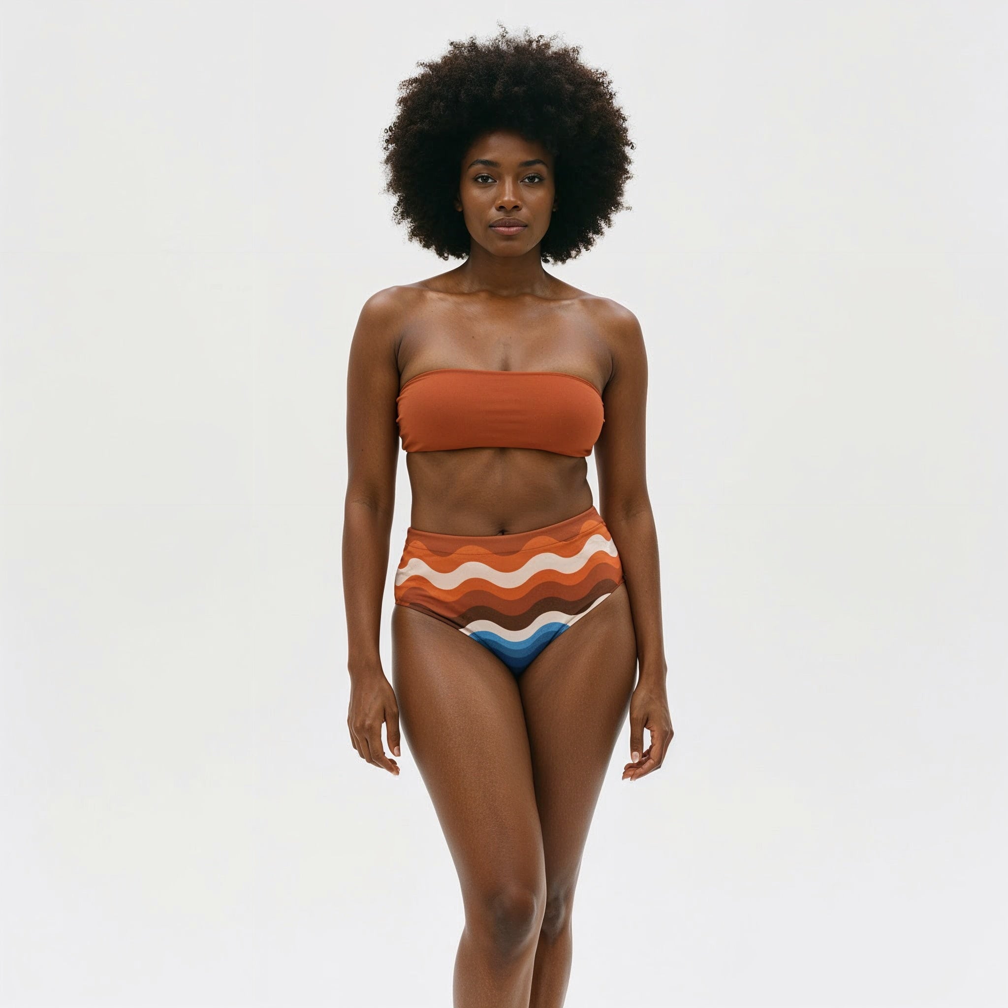 OSAN high-waisted bikini bottom