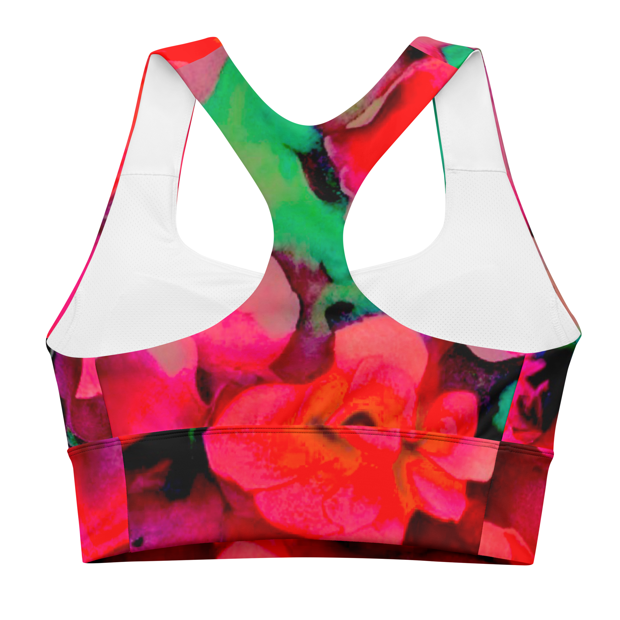 Longline supprotive Bikini top