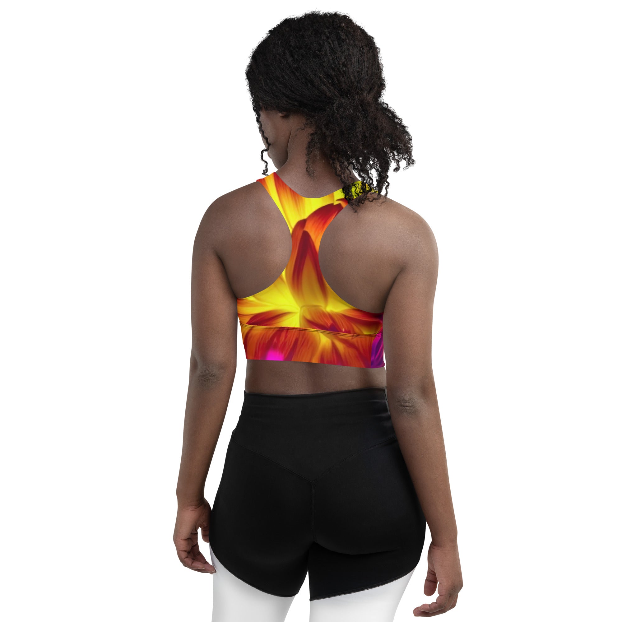 Longline sports bra