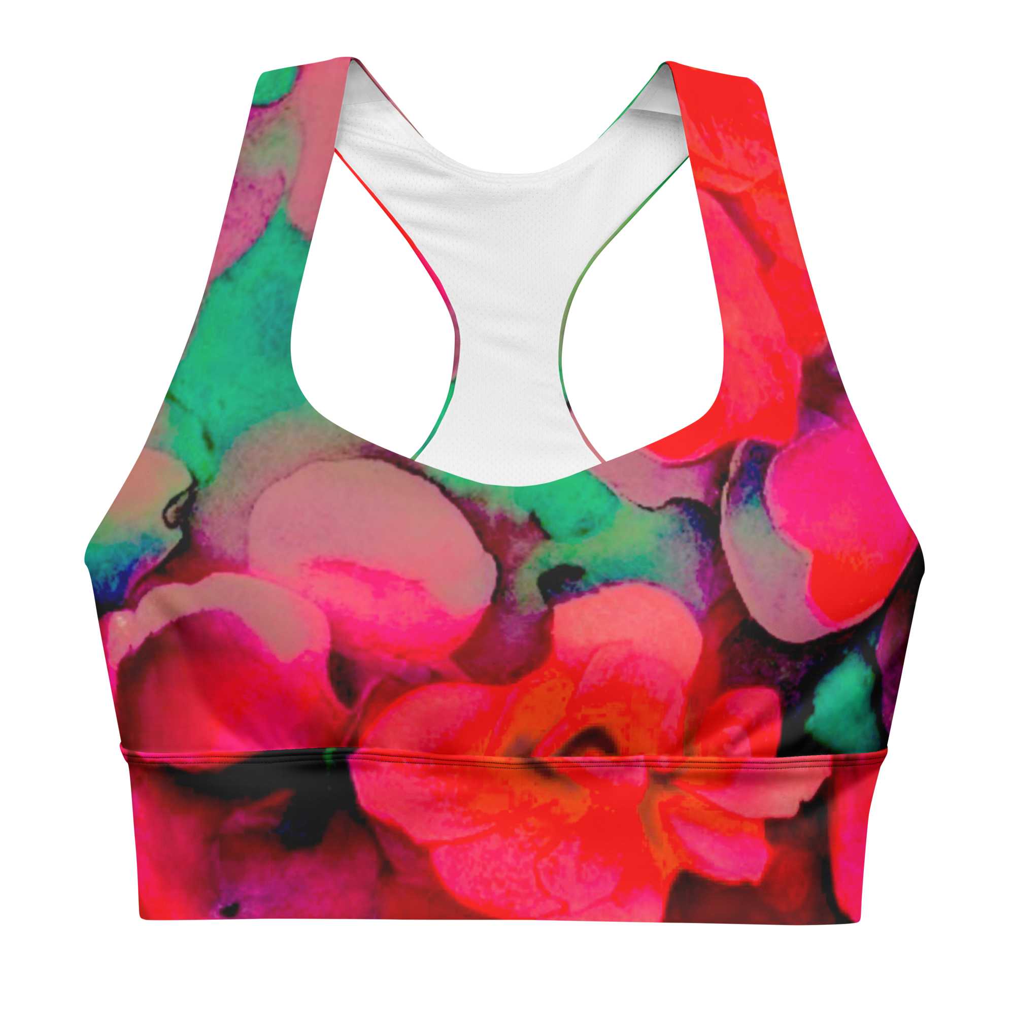 Longline supprotive Bikini top