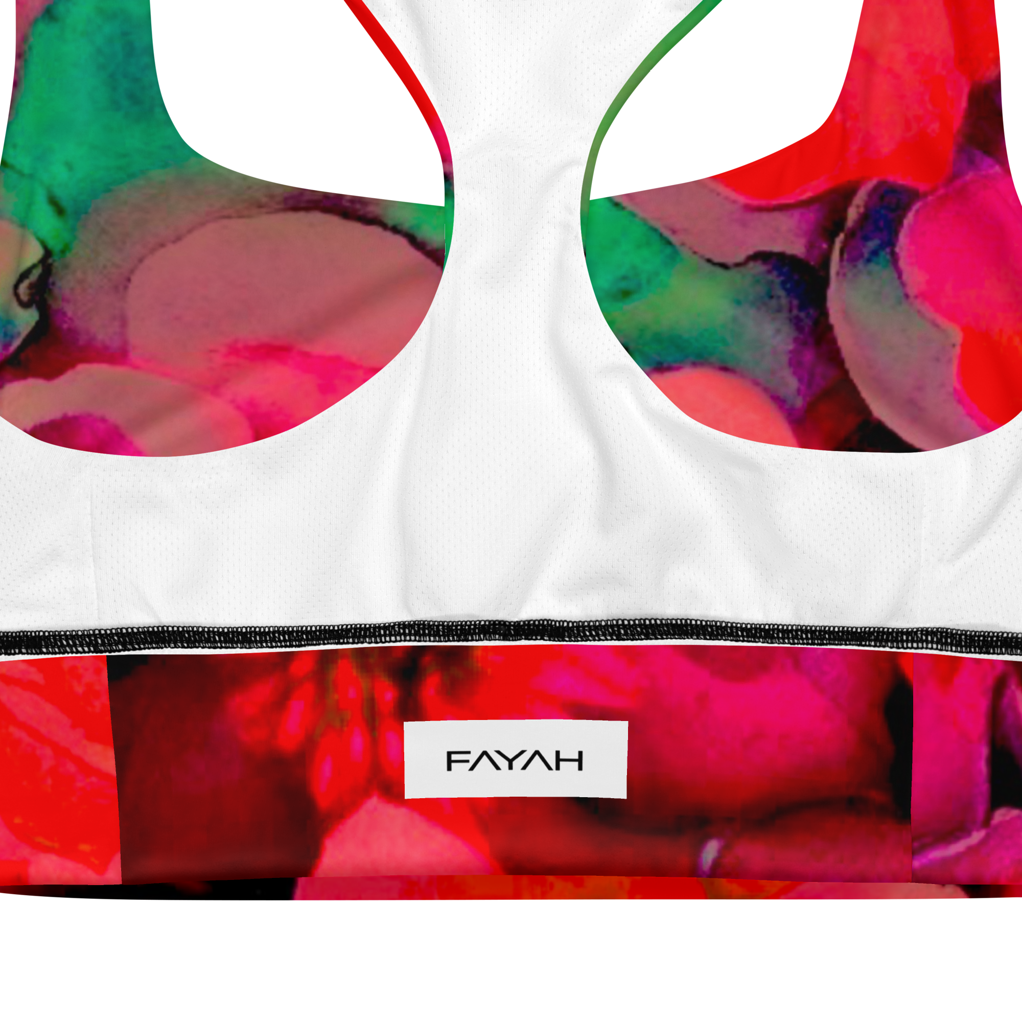 Longline supprotive Bikini top