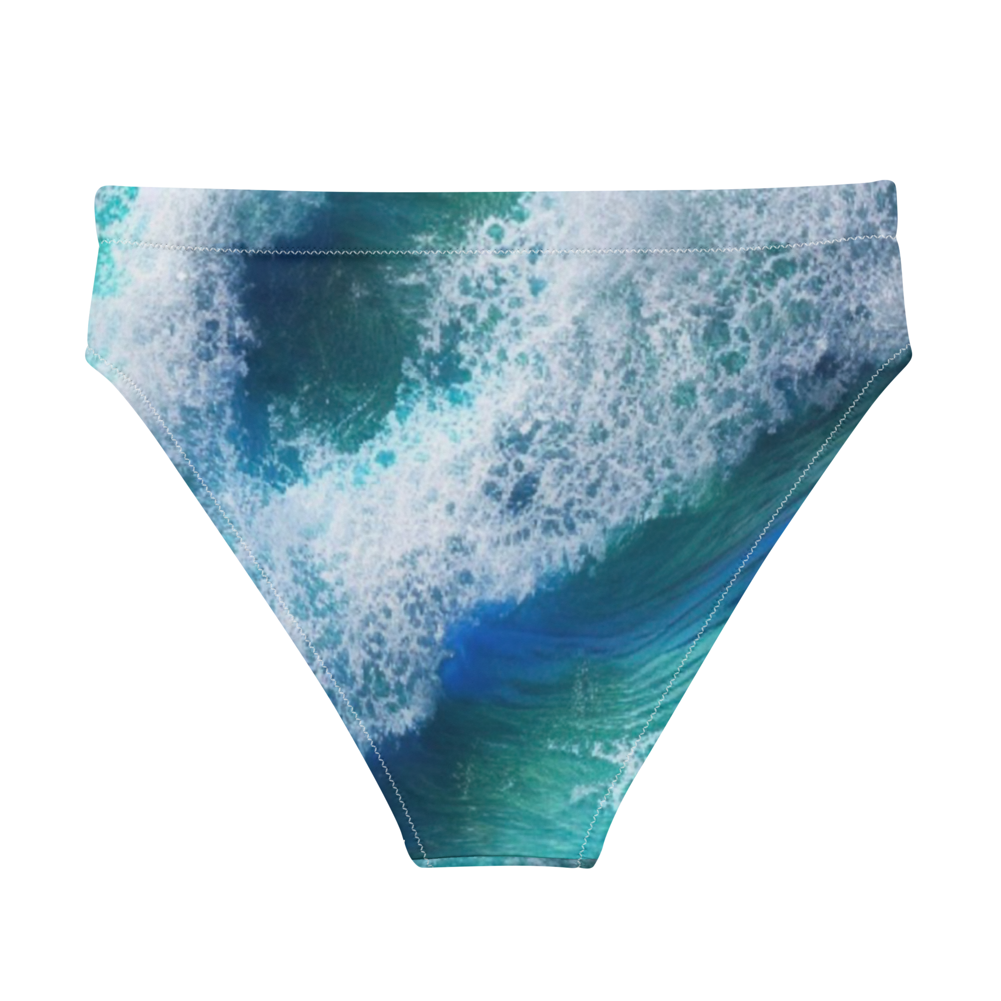 Making Waves high-waisted bikini bottom