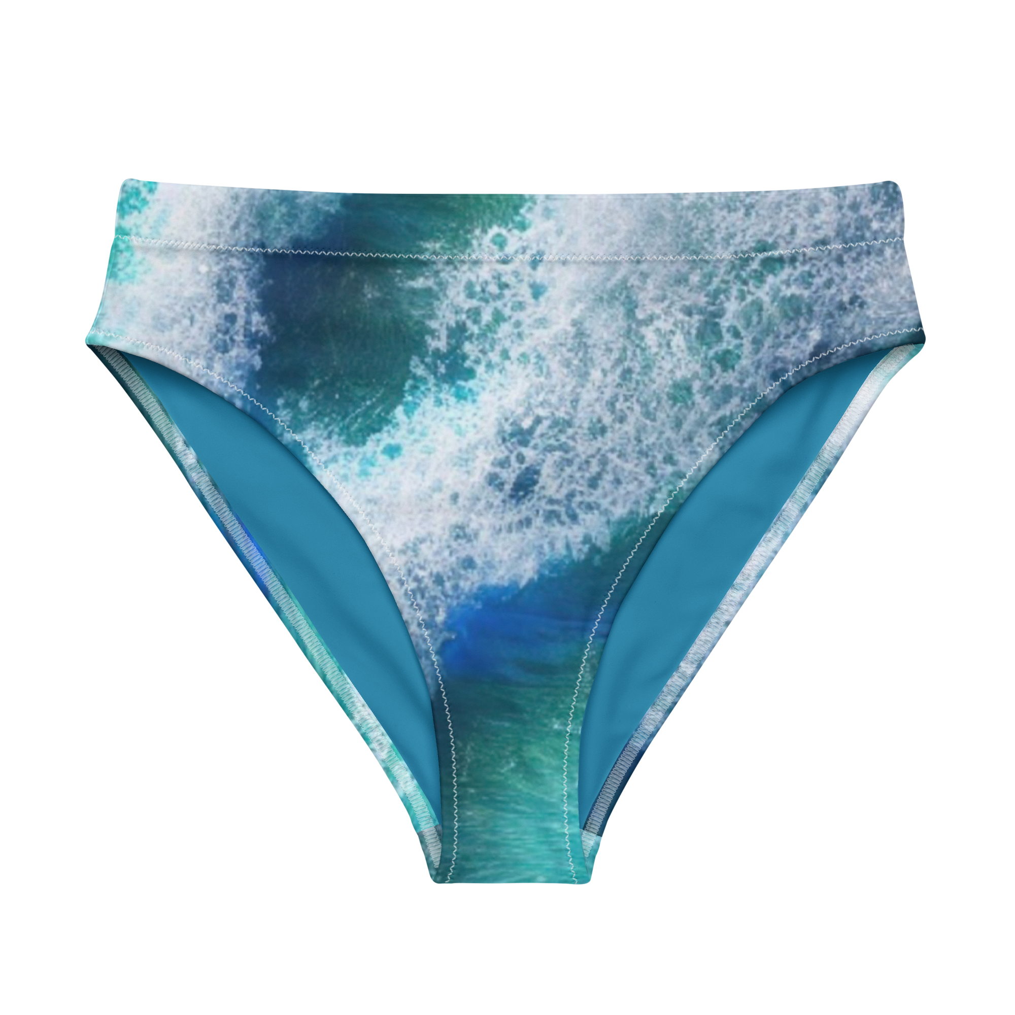 Making Waves high-waisted bikini bottom