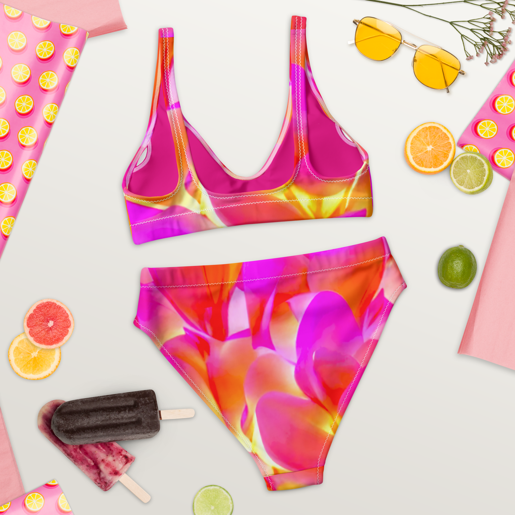 LEMONADE high-waisted bikini