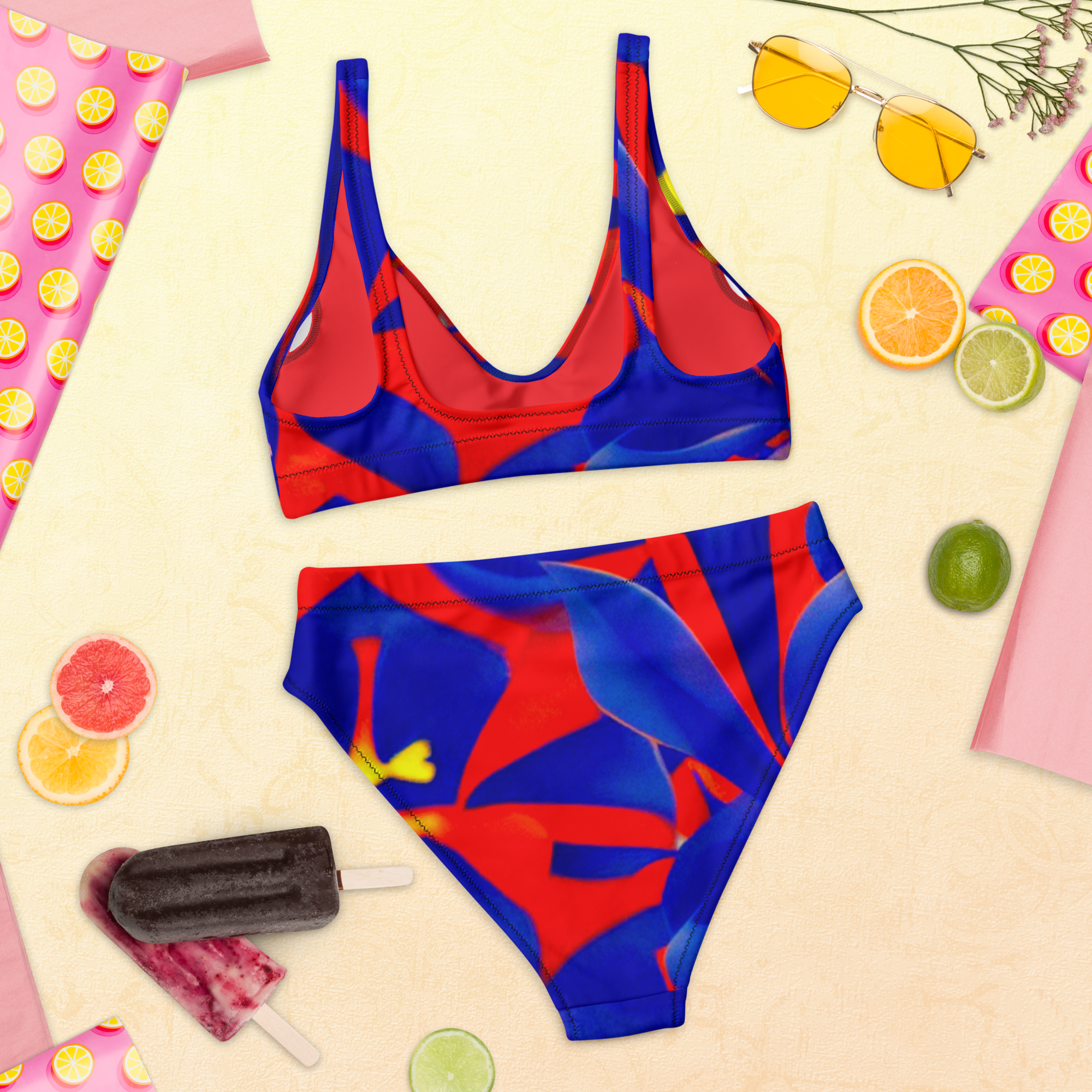 RUBY Recycled high-waisted bikini