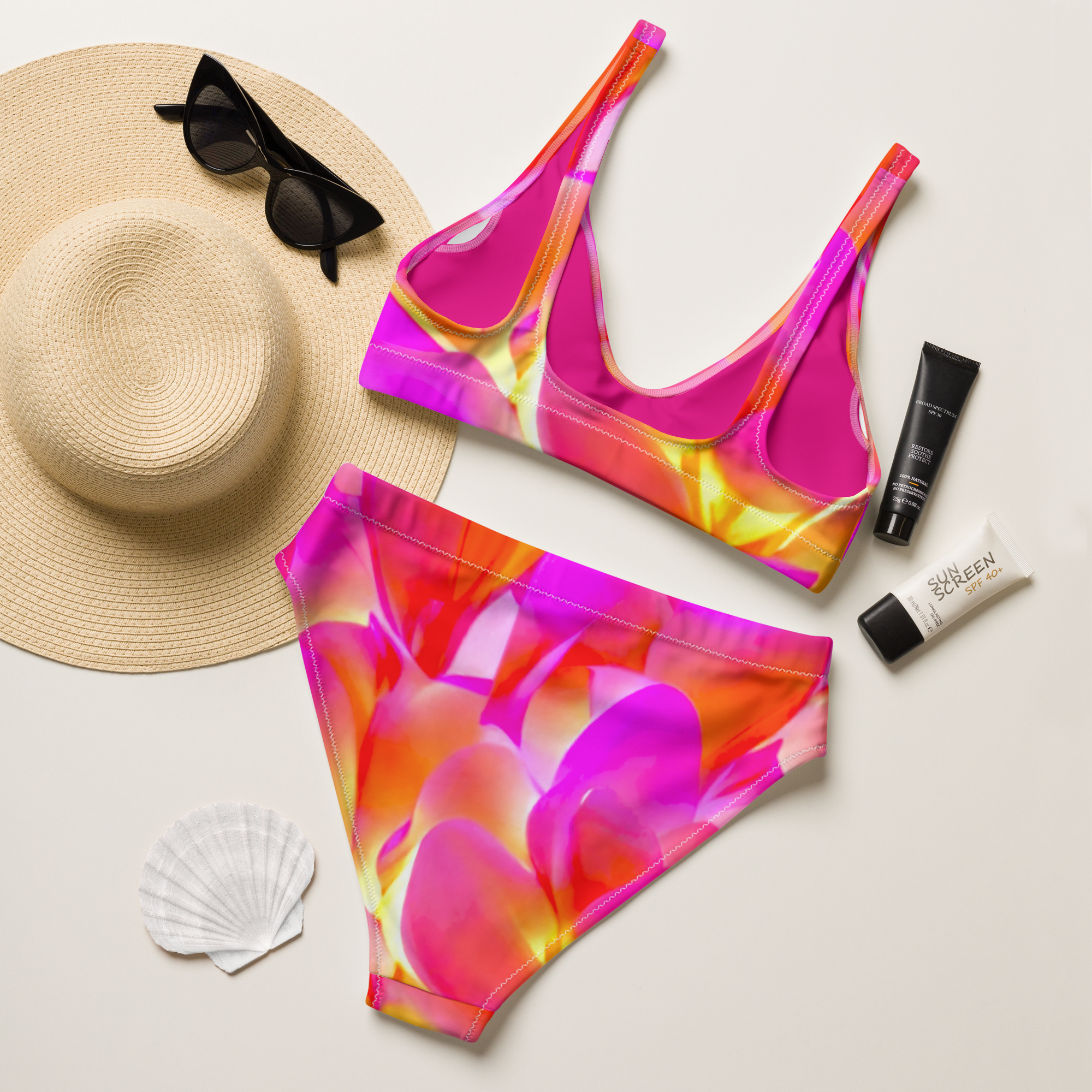 LEMONADE high-waisted bikini