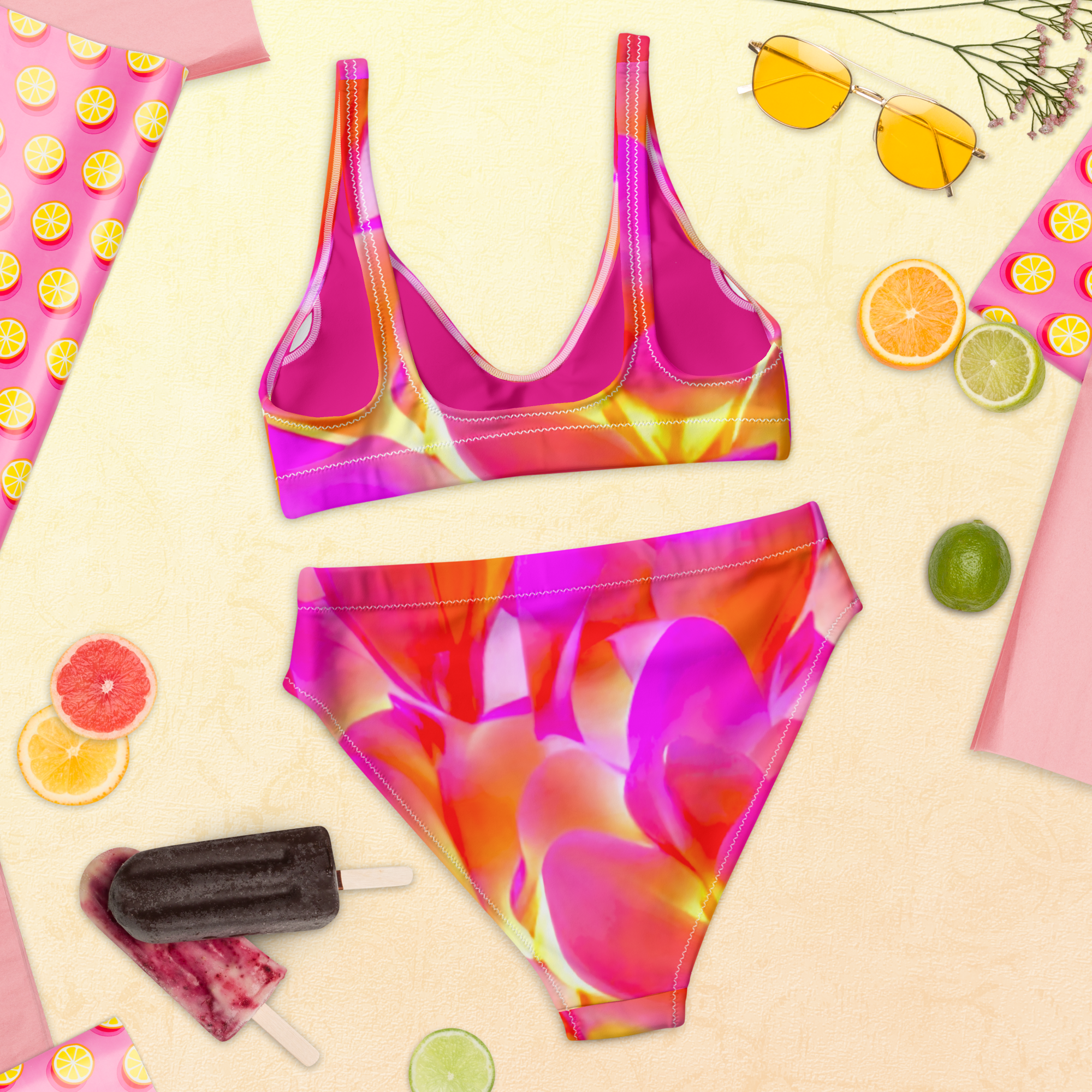 LEMONADE high-waisted bikini